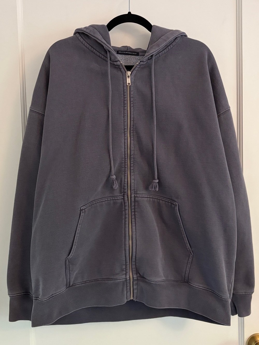 Brandy Melville Christy Full Zip Oversized Hoodie